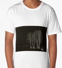 Black Landscape Long T-Shirt