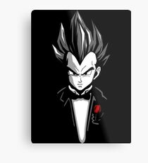 Dragon Ball Z - Vegeta Godfather Metal Print