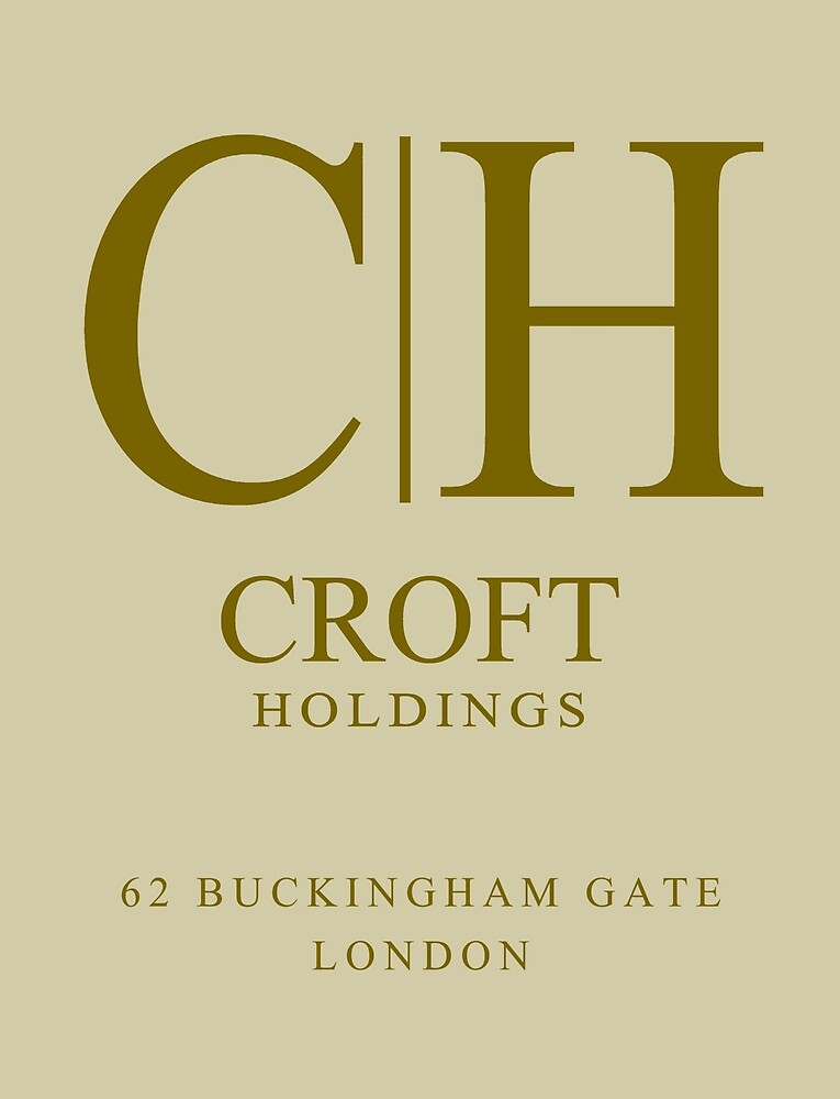 "Tomb Raider inspired Croft Holdings" by UnconArt Redbubble