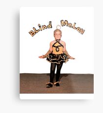 Rock Blind in Chains Metal Print