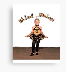 Rock Blind in Chains Canvas Print