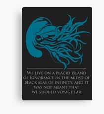Call of Cthulu - HP Lovecraft Canvas Print