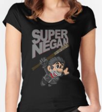 super negan Women's Fitted Scoop T-Shirt