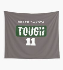 North Dakota Tough - 11 Football Wall Tapestry