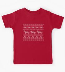 Ugly Christmas sweater dog edition - Australian kelpie Kids Tee