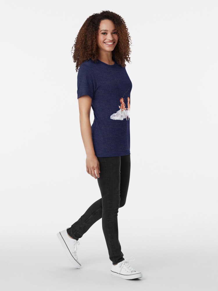 Alternate view of Gemini OC - 12 Zodiac Ladies Tri-blend T-Shirt
