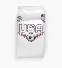 USA Fußball T-Shirt mit Nummer 13 Bettbezug