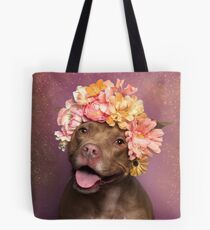 Bolsa de tela Flower power, topacio