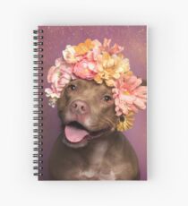 Cuaderno de espiral Flower Power, Topaz