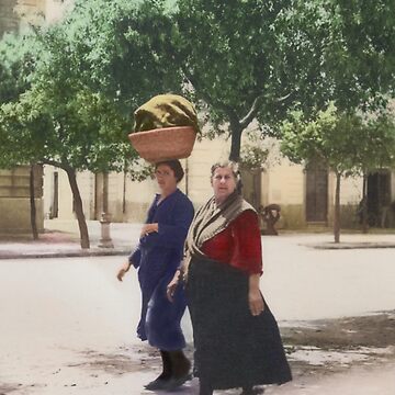 Artwork thumbnail, Italy, San Severo. Two Women Walking, 1944. by UltraQuirky