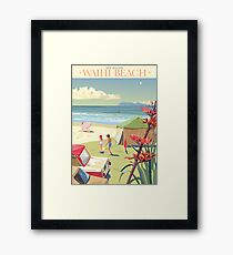 Waihi Beach, New Zealand Framed Print