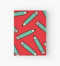 Bleistift Power Rot Muster Notizbuch