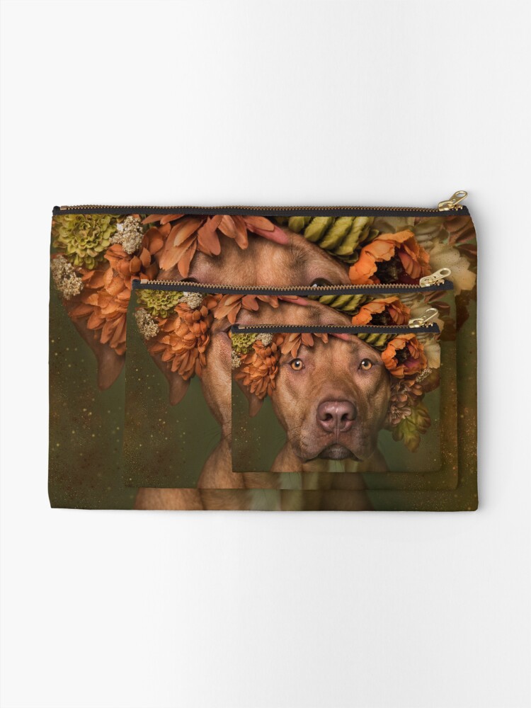 Alternate view of Flower Power, Finn Zipper Pouch