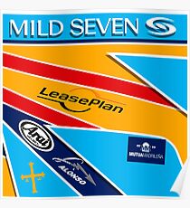 Fernando Alonso 2006 Helm. Poster
