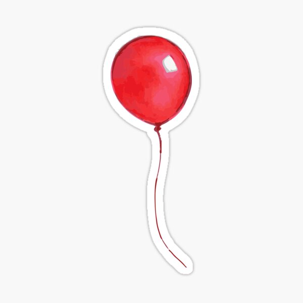 Red Balloon Stickers Redbubble