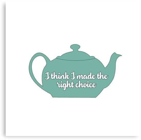 "Jim and Pam Teapot" Canvas Prints by avazquez Redbubble