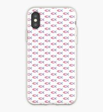 Vinilo o funda para iPhone Pescado con Cruz