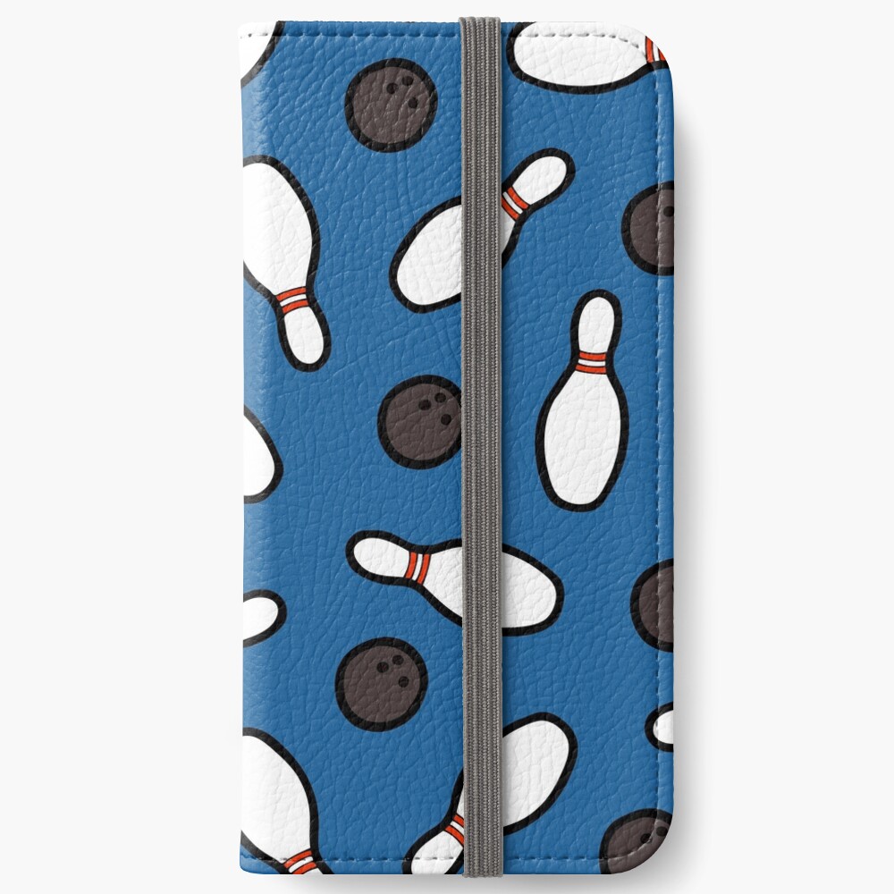 Bowling for Pins Pattern iPhone Wallet