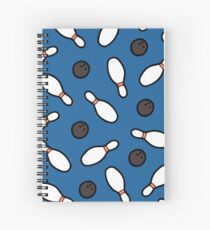 Bowling for Pins Pattern Spiral Notebook