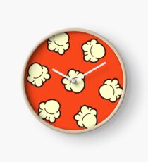 Popcorn Pattern Clock