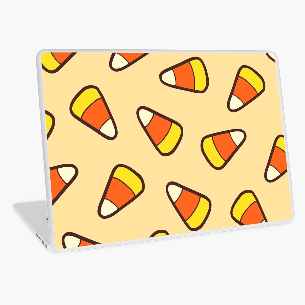 Candy Corn Pattern Laptop Skin