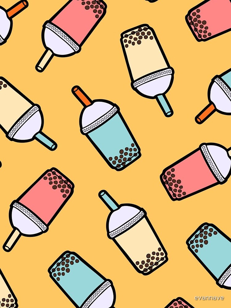 Bubble Tea Pattern by evannave