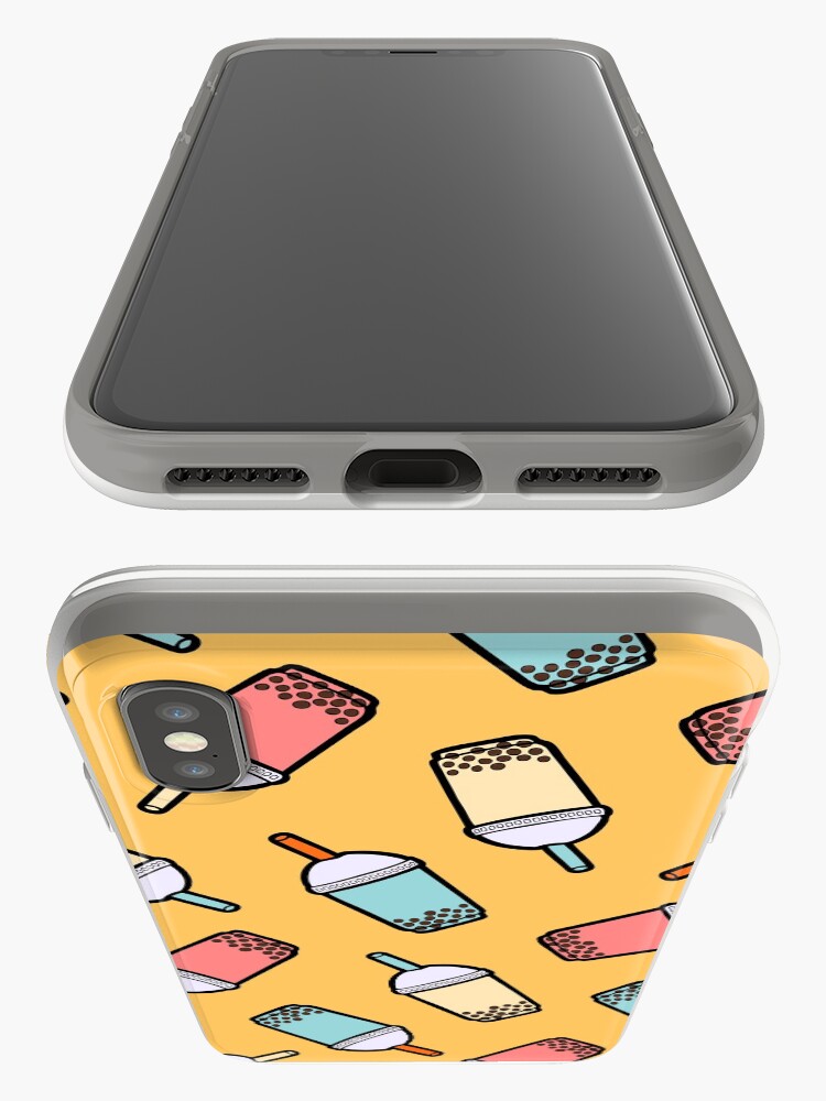 Alternate view of Bubble Tea Pattern iPhone Case & Cover