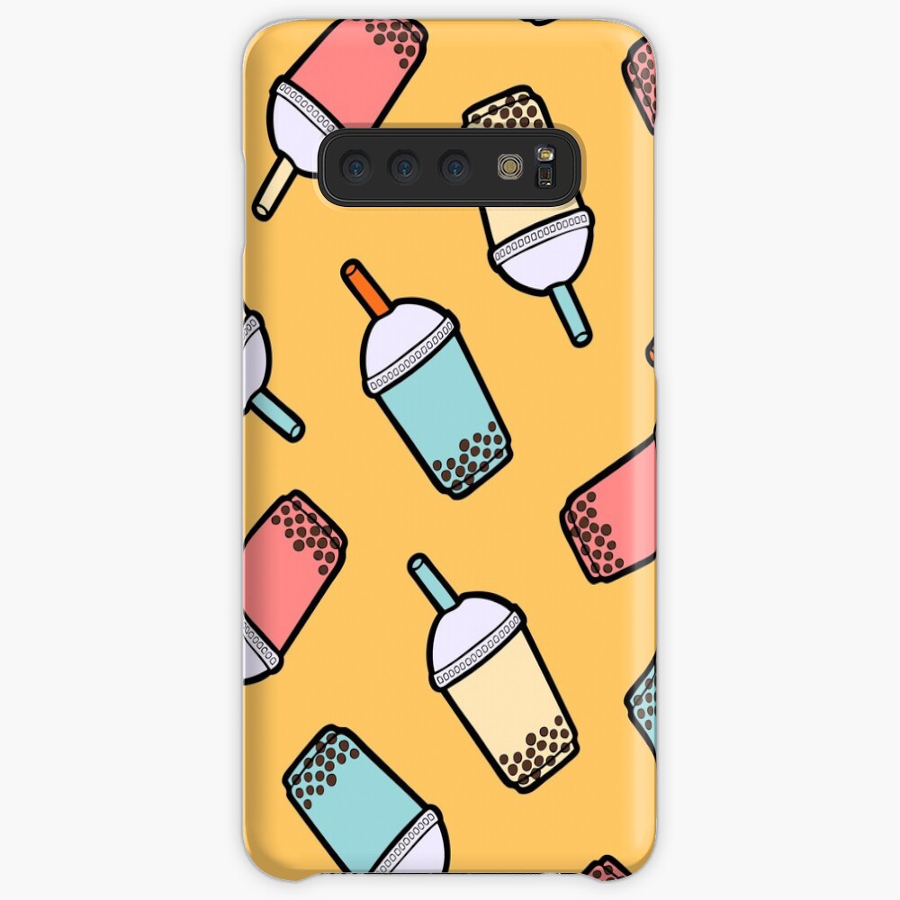 Bubble Tea Pattern Samsung Galaxy Snap Case