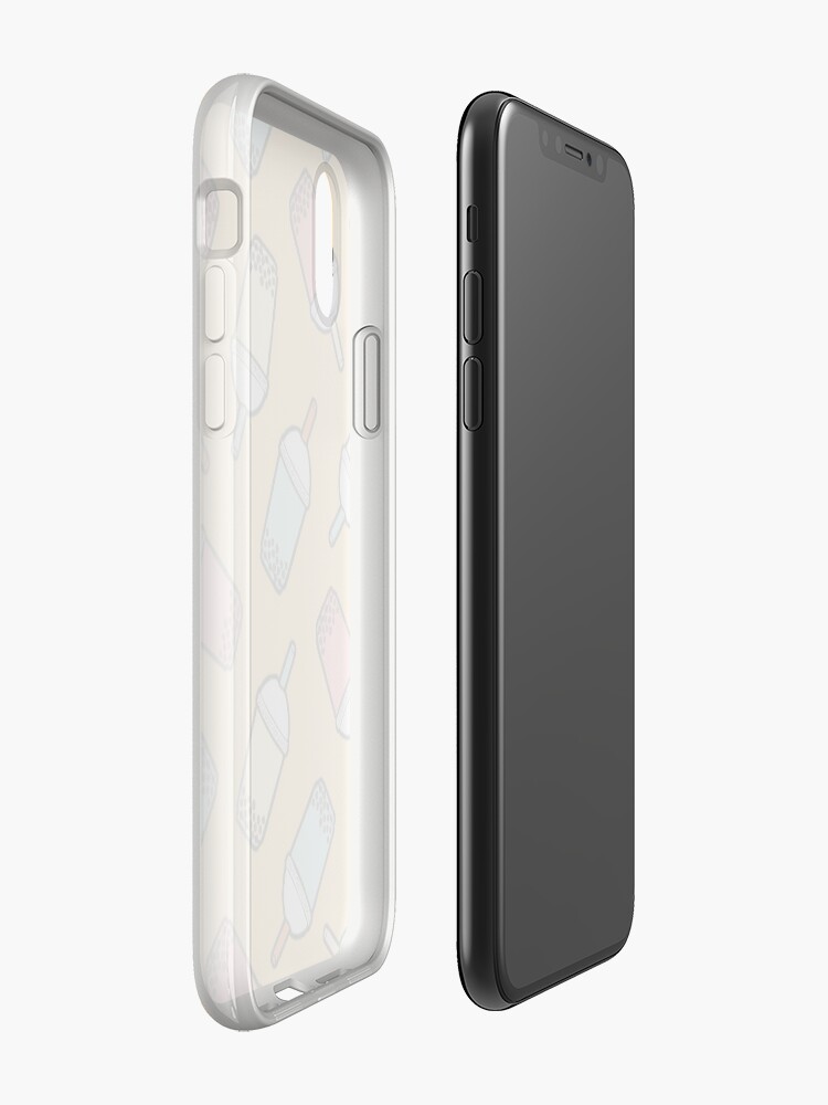 Alternate view of Bubble Tea Pattern iPhone Case & Cover