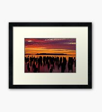 Sleeping Giant Sunrise Framed Print