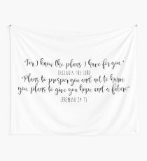 Jeremiah 29:11 Wall Tapestry