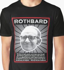 Murray Rothbard with Quote Graphic T-Shirt