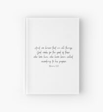 Romans 8:28 Hardcover Journal