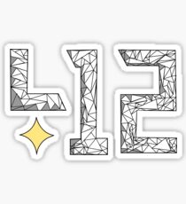 PGH PA 412 Area Code - Polyart Polygon Pittsburgh Sticker