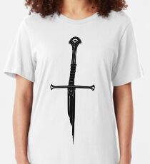 Narsil (Schwarz gefüllt) Slim Fit T-Shirt