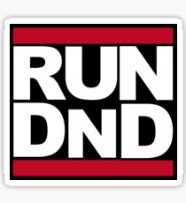 RUN DND Sticker