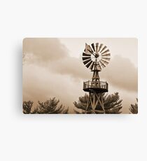 Power Wind Mill Canvas Print