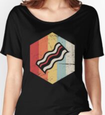 Retro Vintage Bacon Icon Women's Relaxed Fit T-Shirt