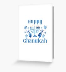 Happy Chanukah Greeting Card