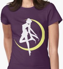 Sailor Moon logo clean Women's Fitted T-Shirt
