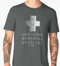 Grey Sloan Memorial Hospital Plaque Men's Premium T-Shirt