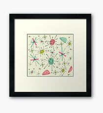 Atomic 50s Framed Print