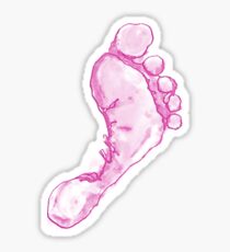 Pink Barefoot Wine Sticker