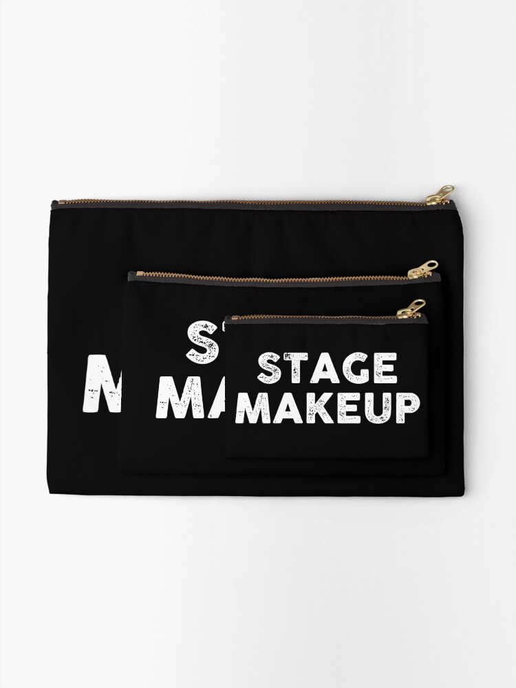 Alternate view of stage makeup Zipper Pouch