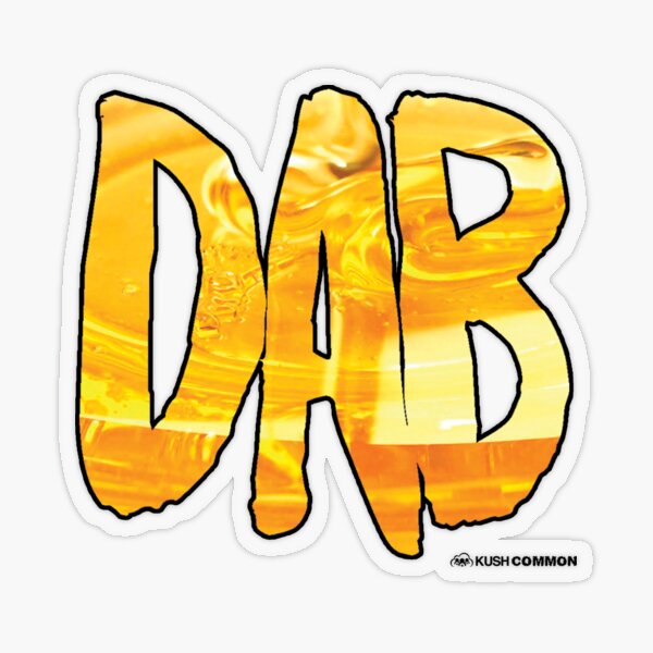 DAB Honey Transparent Sticker