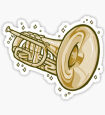 Mellophone!! (Gold) Sticker
