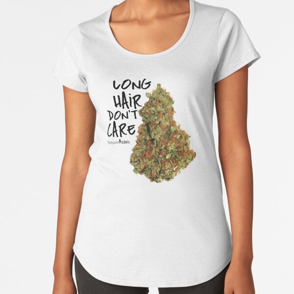 Long Hair Don't Care Premium Scoop T-Shirt
