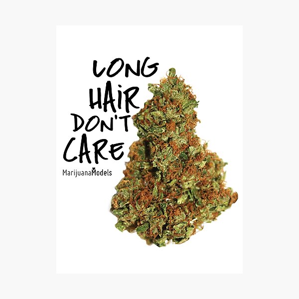 Long Hair Don't Care Photographic Print