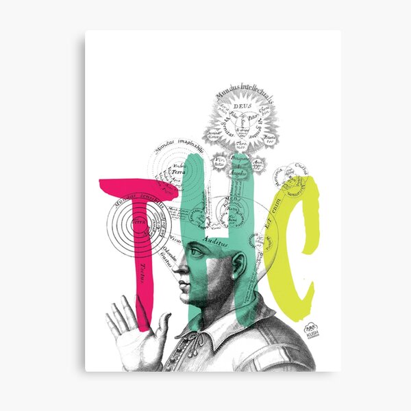 THC Minds Metal Print
