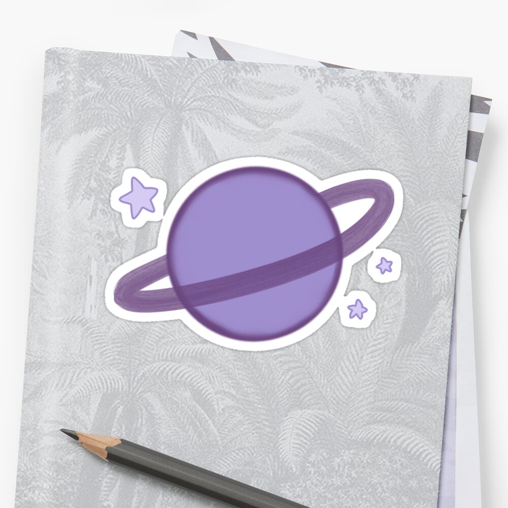 Purple Jupiter Sticker By Pastelquartz Redbubble